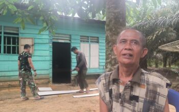 TMMD ke-130 Kodim 0209/LB Buka Jalan Menuju Hunian Layak bagi Edi Harahap dan Istri