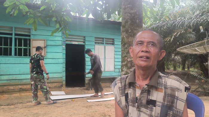TMMD ke-130 Kodim 0209/LB Buka Jalan Menuju Hunian Layak bagi Edi Harahap dan Istri