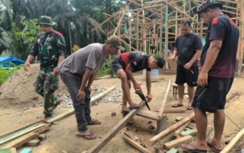“Mantap, Pak! Bangunnya Paten!” Apresiasi Sritomo untuk Satgas TMMD ke-130 Kodim 0209/LB