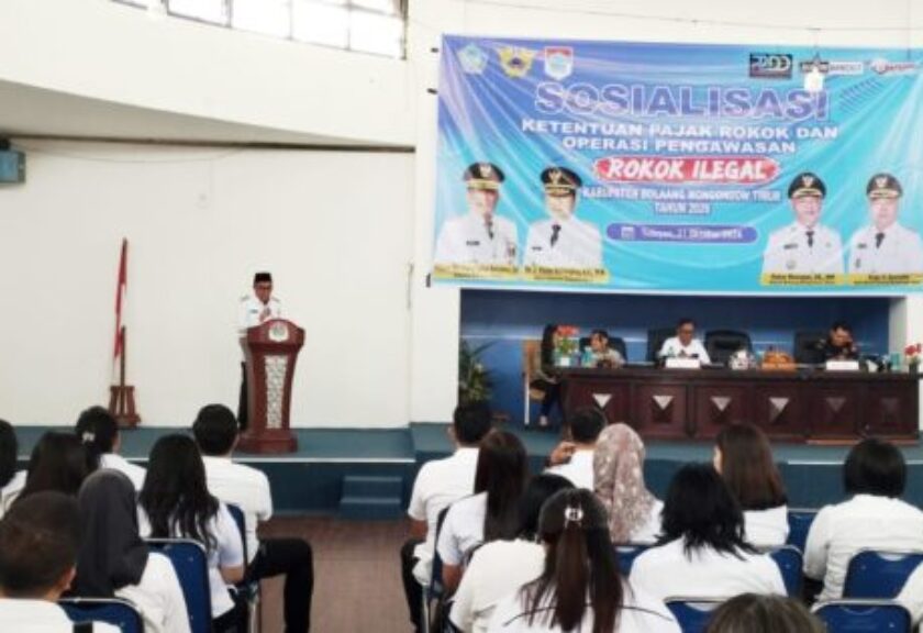 Pemkab Boltim Gencarkan Pengawasan Rokok Ilegal, Sangadi Diminta Aktif Melapor
