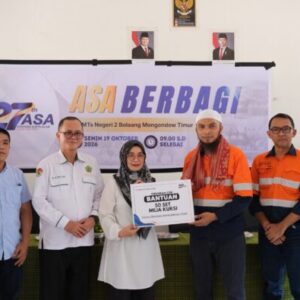 Peringati HUT ke-27, PT ASA Salurkan Bantuan Pendidikan untuk Sekolah di Kotabunan