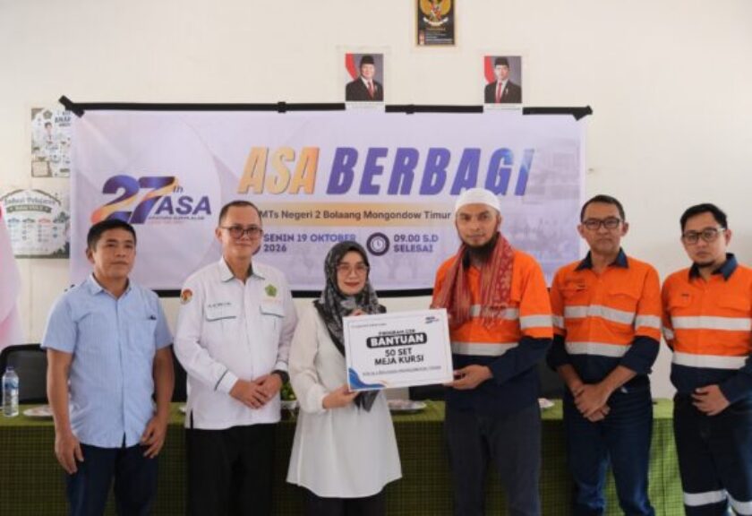 Peringati HUT ke-27, PT ASA Salurkan Bantuan Pendidikan untuk Sekolah di Kotabunan