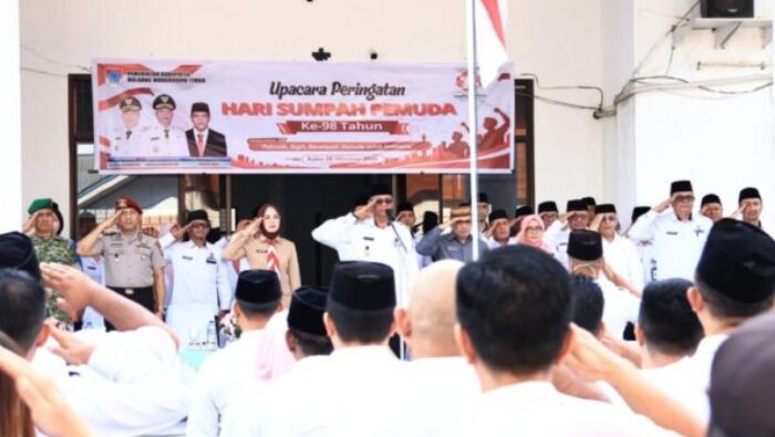 Pimpin Upacara Sumpah Pemuda ke-98, Bupati Oskar Manoppo Tekankan Tiga Pilar Karakter Generasi Muda