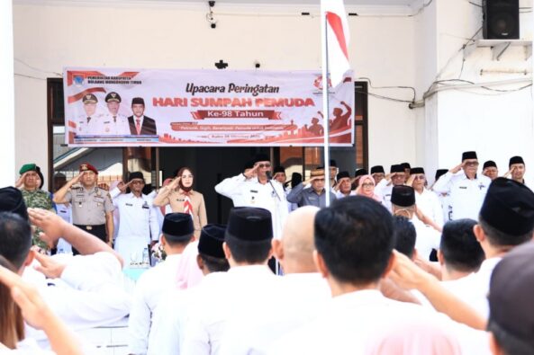Pimpin Upacara Sumpah Pemuda ke-98, Bupati Oskar Manoppo Tekankan Tiga Pilar Karakter Generasi Muda