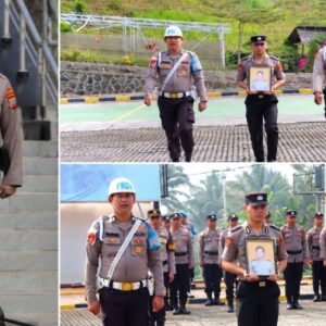 Polres Mitra Gelar Apel PTDH, Wakapolres Ingatkan Personel Jaga Integritas dan Disiplin