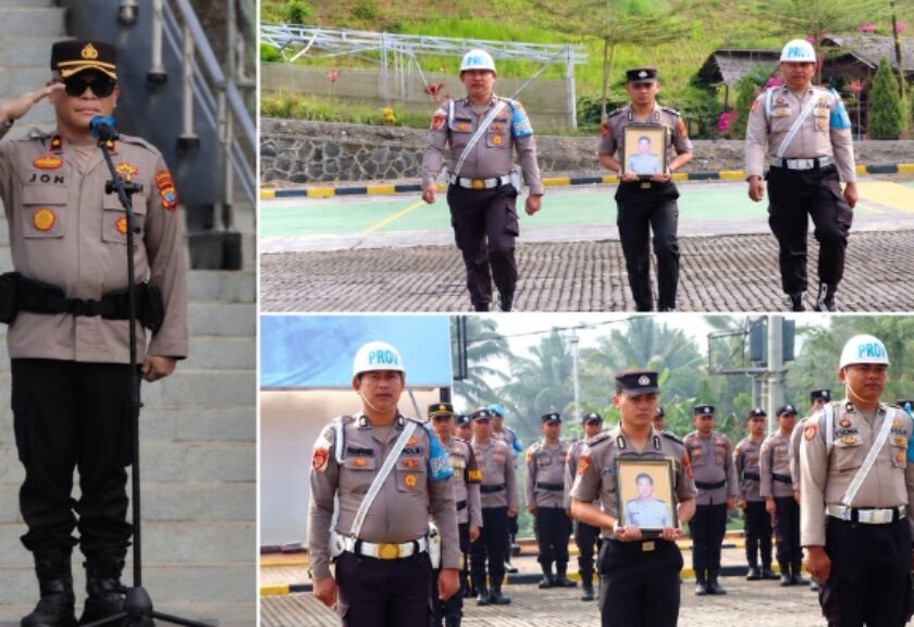 Polres Mitra Gelar Apel PTDH, Wakapolres Ingatkan Personel Jaga Integritas dan Disiplin