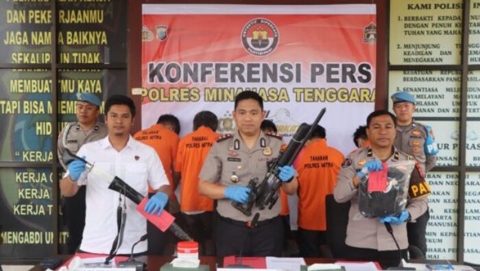 Polres Mitra Ungkap Curas Viral di Belang, Pelaku Rampas Tong yang Dikira Berisi Bahan Tambang Emas
