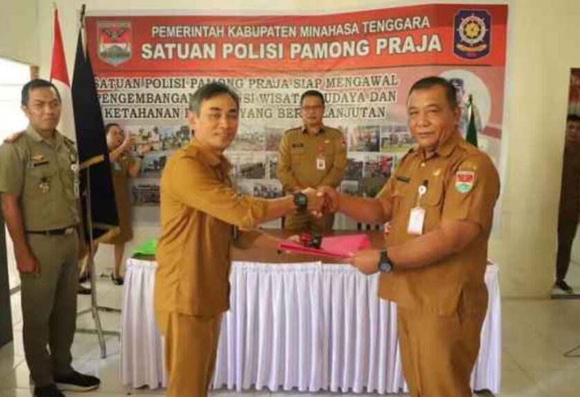 Rommy Mewengkang Resmi Pimpin Satpol PP Mitra