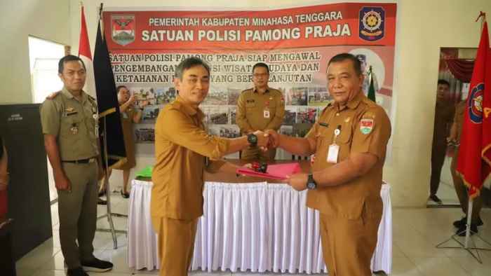 Rommy Mewengkang Resmi Pimpin Satpol PP Mitra