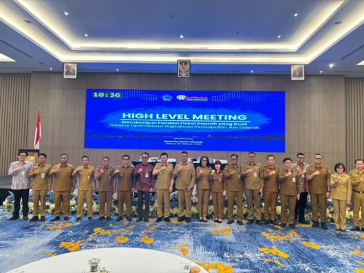 Wakili Bupati Ronald Kandoli, Sekda Mitra Bahas Digitalisasi Pajak Daerah