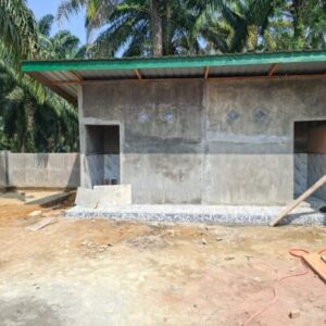 TMMD Ke-130 Kodim 0209/LB Bangun Fasilitas MCK di Gereja GKPI Dusun Cikampak Pekan Desa Aek Batu