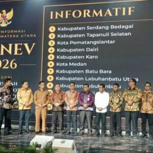 Raih Achievement Person Award, Batu Bara Resmi Sandang Predikat Informatif di KI Sumut Award 2026