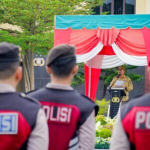 Bupati Batu Bara Pimpin Apel Gelar Pasukan Operasi Patuh Toba 2026